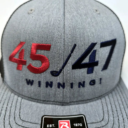45 / 47 Winning! Embroidered Hat (Standard OSFM Size)