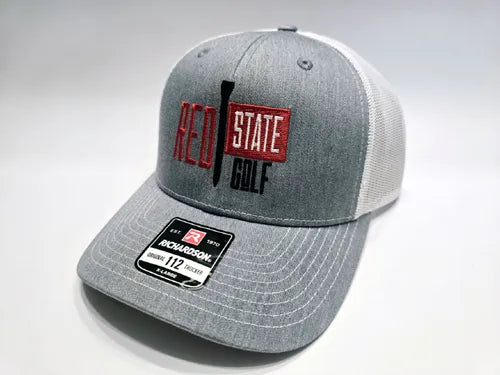 Red State Script Logo Red State Golf Logo Embroidered Hat (XL Size) – Red State Sports