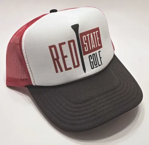 Red State Golf Logo Trucker Hat